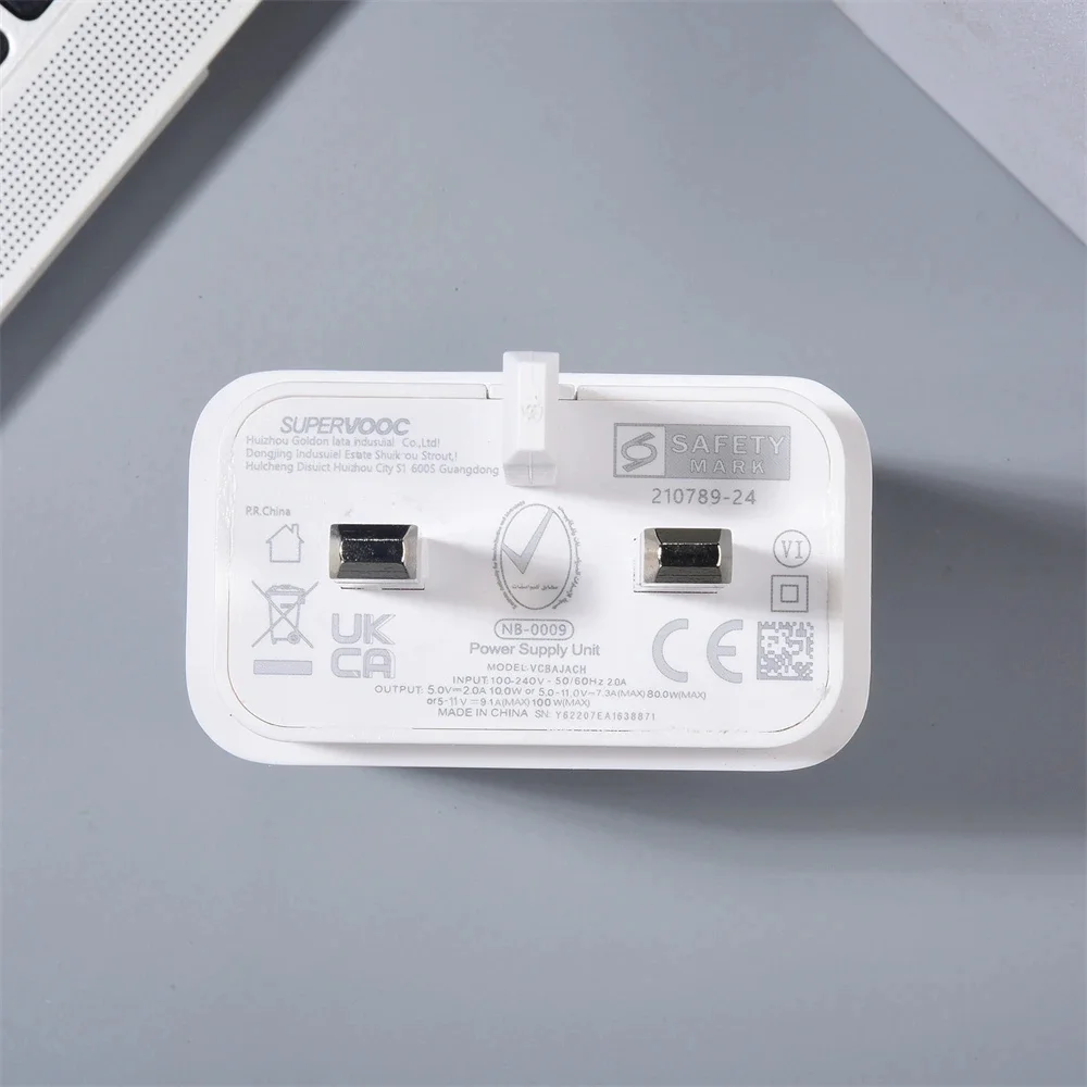 OnePlus 100W UK SuperVOOC Fast Charger Adapter For 1+13T 13R 12R 11R 10R 13 12 11 Ace 2 3 5 Pro V Nord 3 4 CE 4 10A USB C Cable