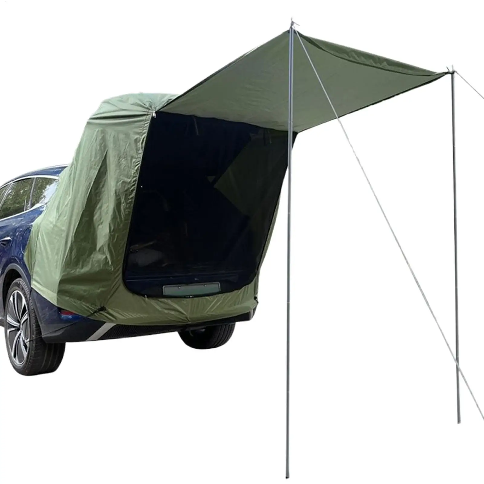 Outdoor Car Rear Tent Tailgate Tent   SUV Camping Tent SUV Tailgate Sun Blocking Equipment Roof Canopy   Camping Rear Hatch Tent