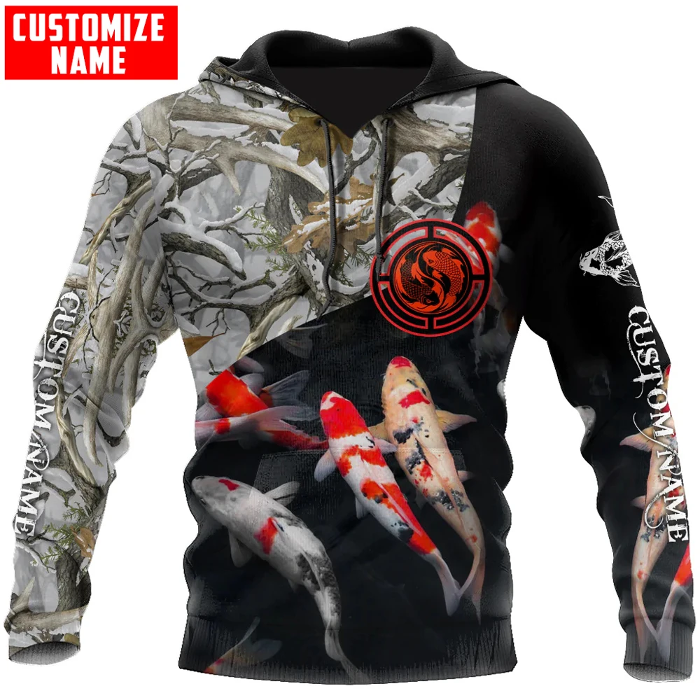 

Custom name Koi fish underwater 3D All Over Printed Men's Hoodie & Sweatshirt Unisex Zip Hoodies Casual Tracksuits KJ927