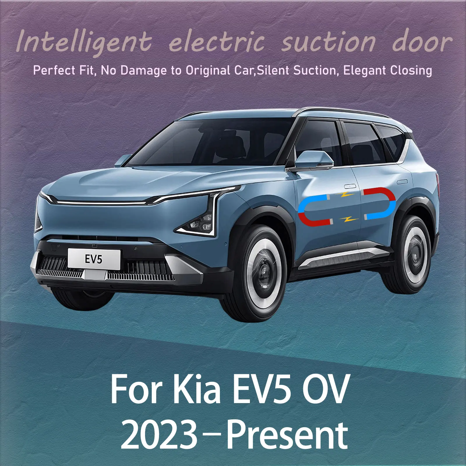 

Electric Soft Close Door Kit For Kia EV5 OV 2023–Present Auto Silent Anti-Slam Suction Door System Automatic Quiet Closing Latch