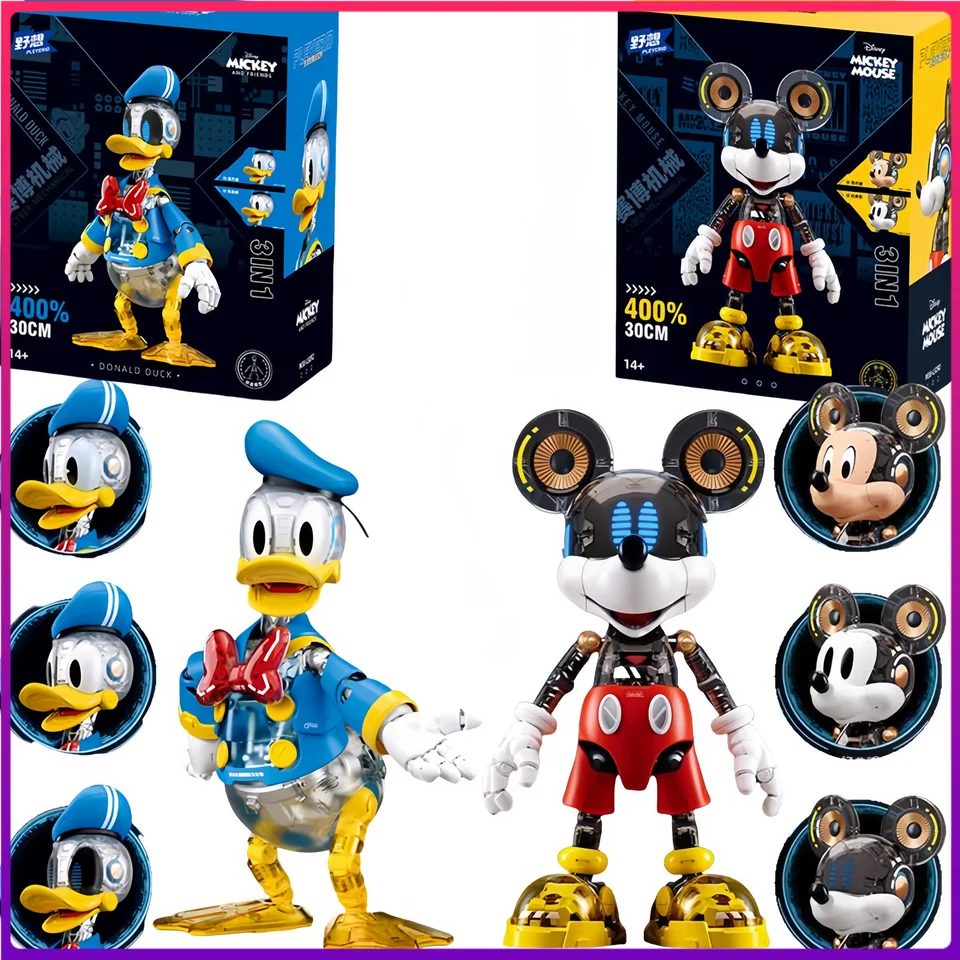 Anime Character Cyber Mickey Donald Duck Mechanical Armored