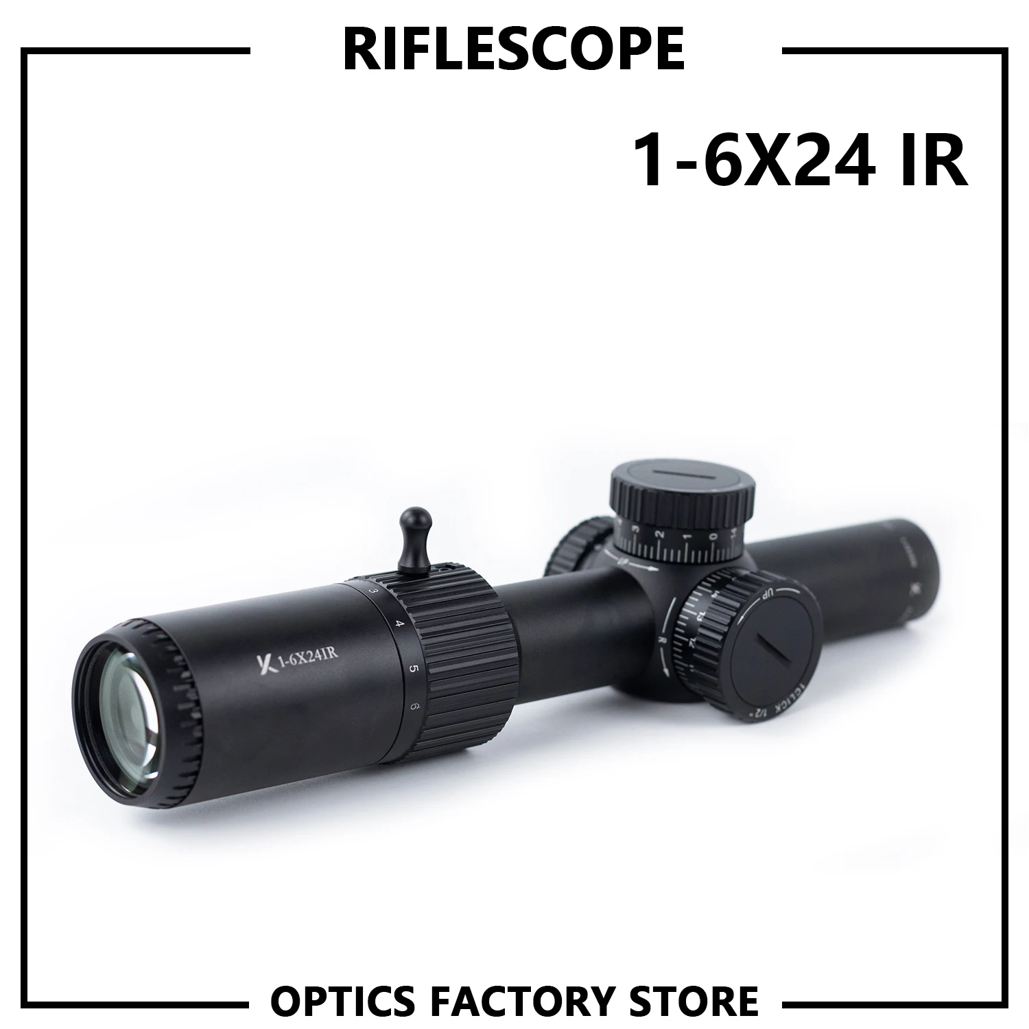 

KARRINA ED-PRO 1-6x24 IR Riflescope Red Illumination Scope For Hunting Rifle Sniper Airsoft Optical Sight