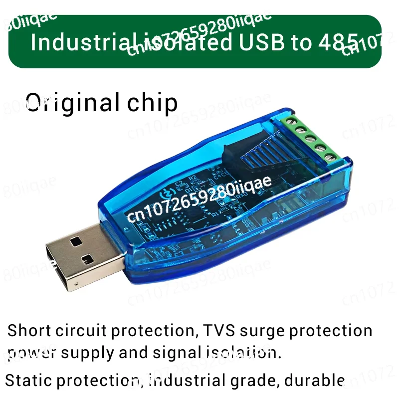 H485 Isolated Industrial USB to RS485 Communication Module TV Protection Short Circuit Protection Automatic CH340E