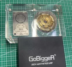 USED EDC gobigger Stainless steel gold-plated fingertip gyroscope