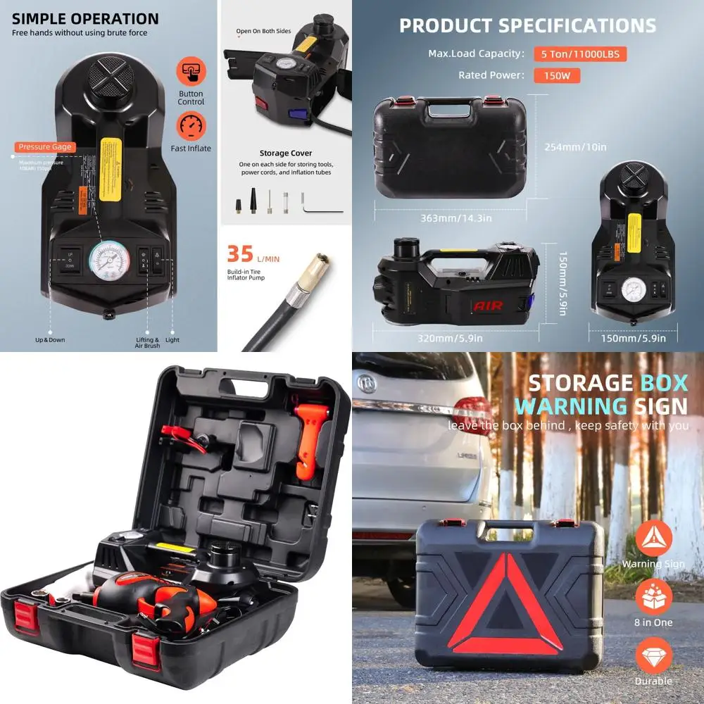 Portable 12V 5-Ton …