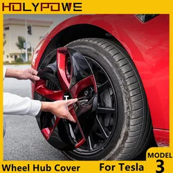 For Tesla Model 3 High Performance 18 Inch Wheel Hub Cover Tire Protection Trim Rinng Decorative Exterior Modified Accessories