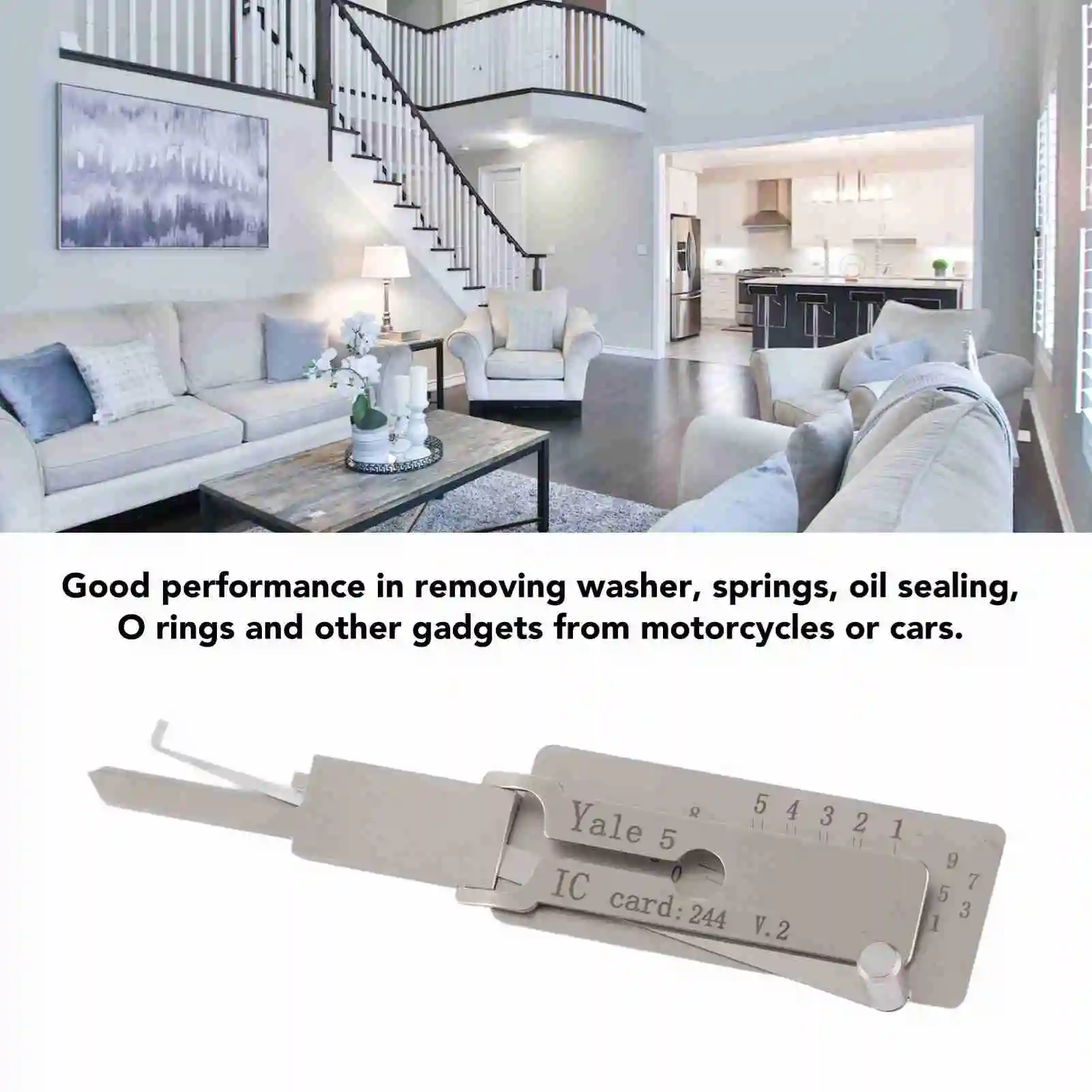 

Hand Hook Pickup Decoder with Measure Gauge High Accuracy Professional Civilian Decoder Hand Tool