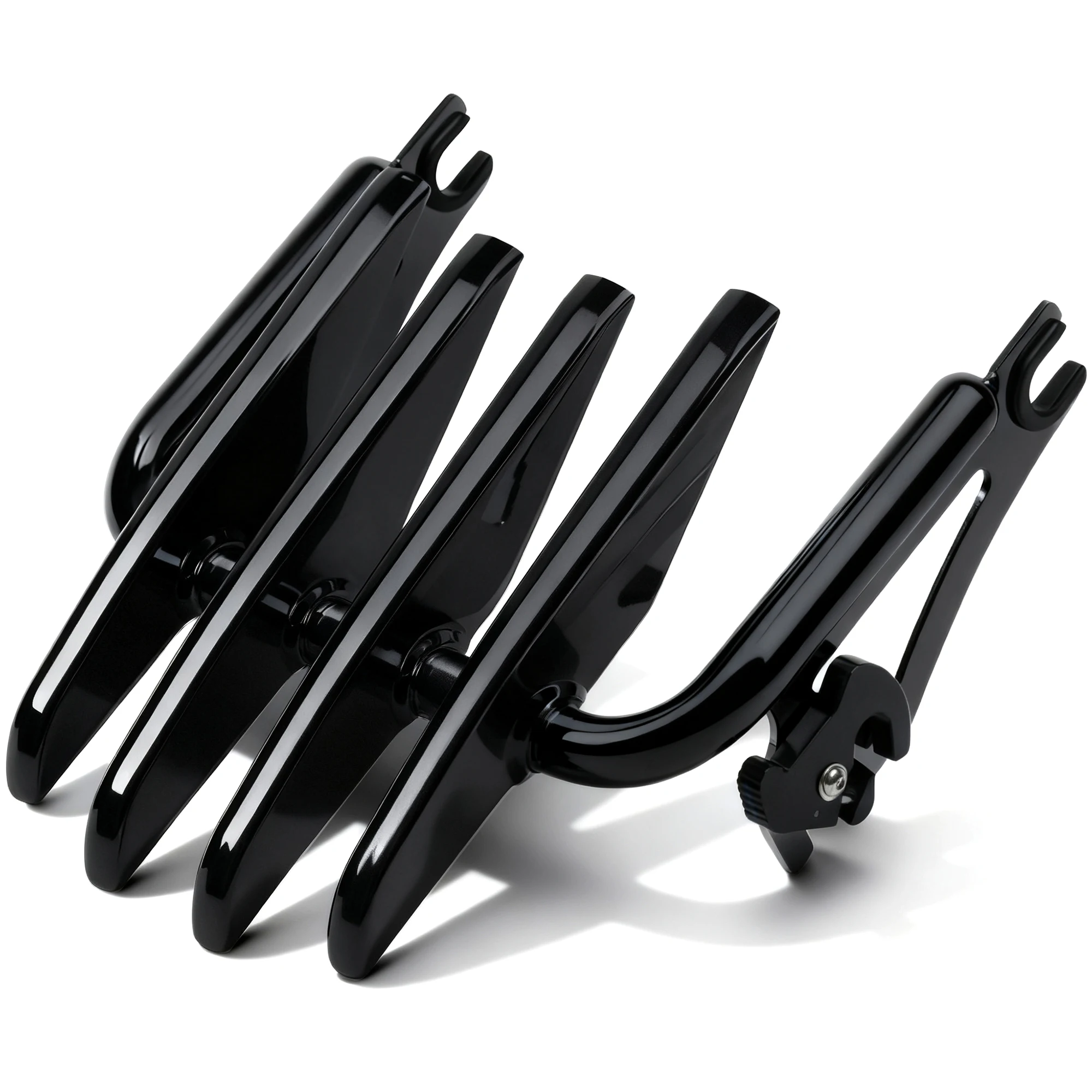 Touring Detachable Stealth Two-Up Luggage Rack Fender Shelf for Harley 2009-Up Street Glide Electra Glide Road Glide Road King