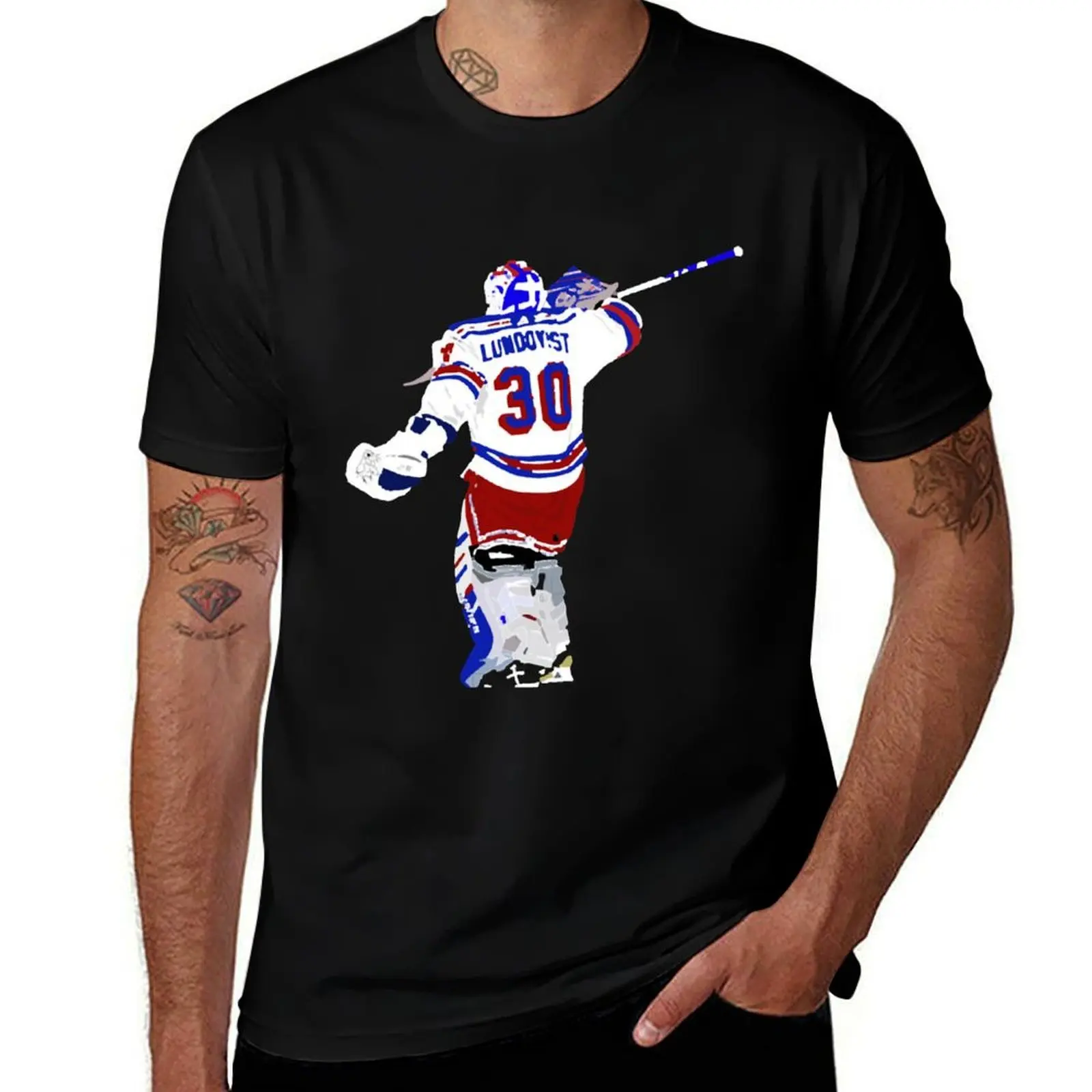 

Henrik Lundqvist T-Shirt mens graphic t shirts t shirts for man graphic funny T-Shirt