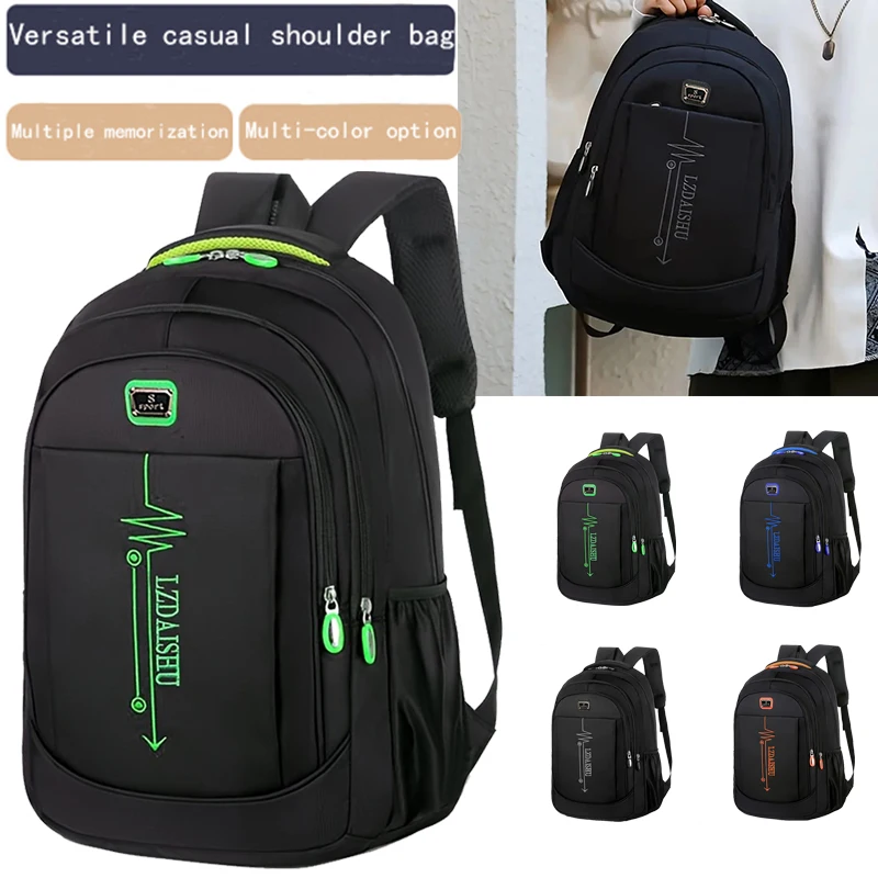 2026 New Men's USB Charging Backpack Large Capacity Casual Travel School Bag Waterproof Computer Backpack for Men Women