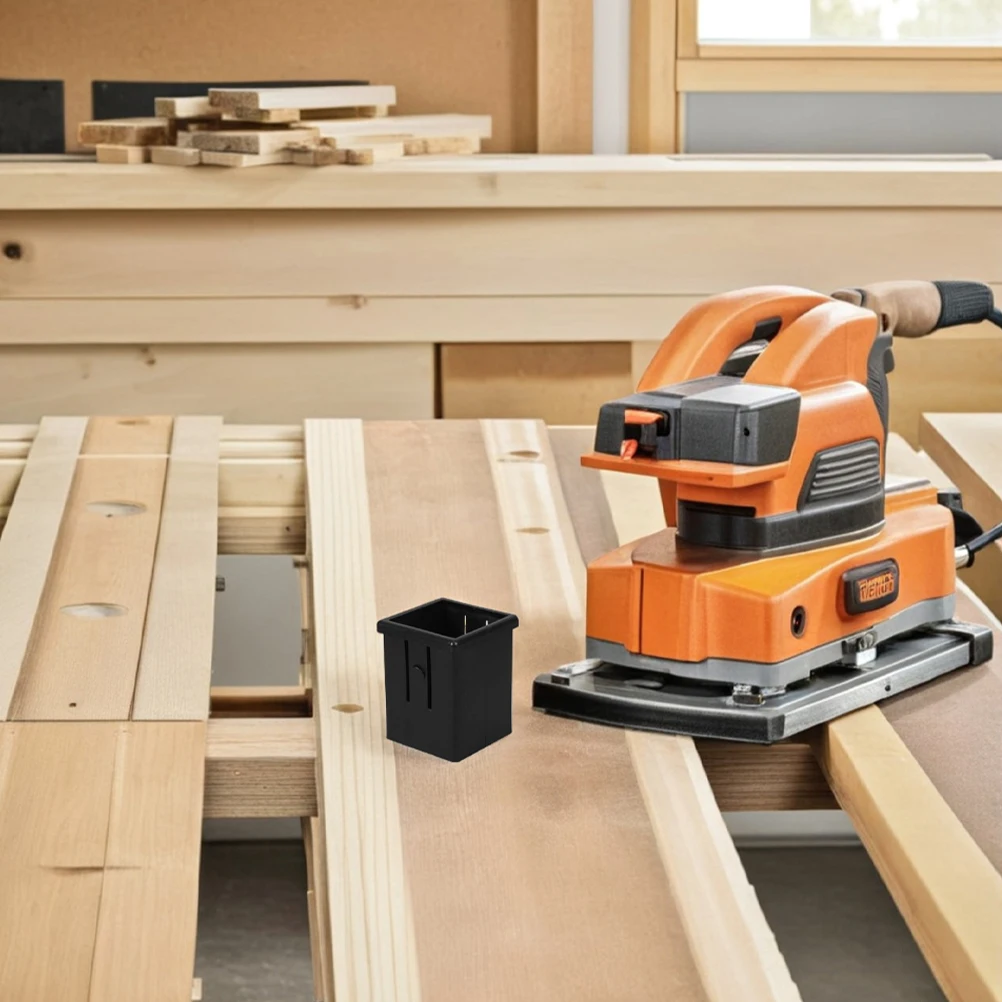 

6pcs Square Tube Inserts Sleeve Hollow Liner Adapter For Fitness Training Equipment Replacement Parts Glide Slide Bushing Sturdy