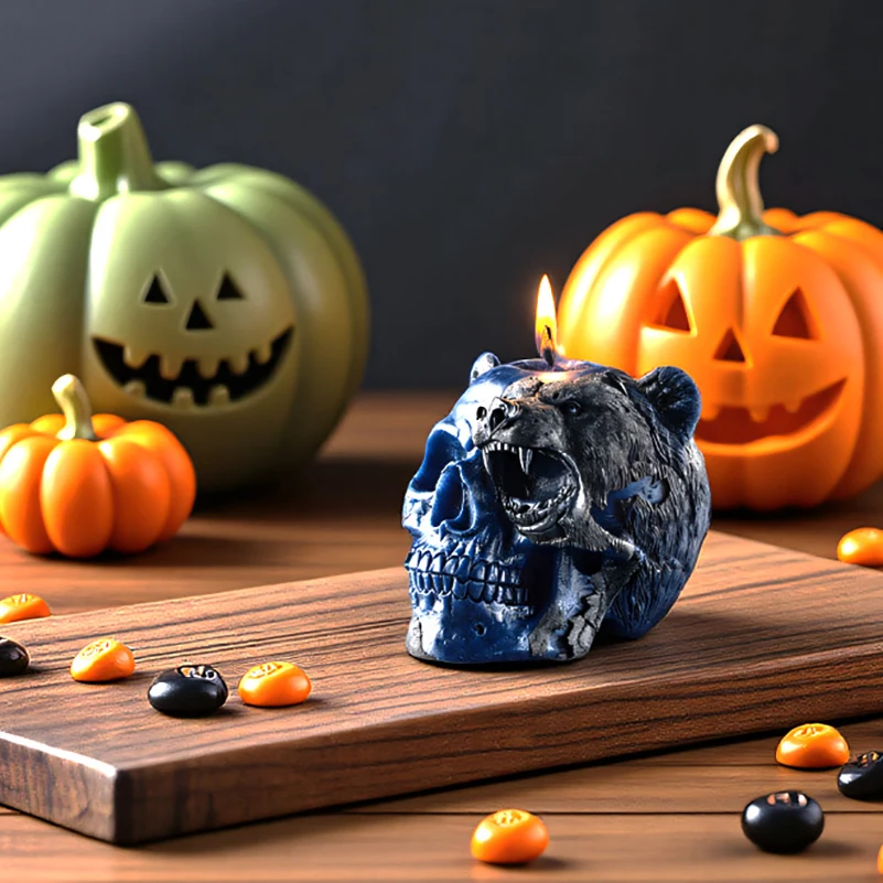 Bear Head Skull Mol…