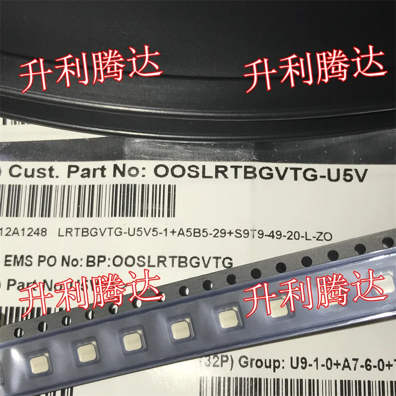 100% Original New  5PCS/LOT  LRTBGVTG   LRTBGVTG-U5V5-1+A5B5-29+S9T9-49-20-L-ZO  PLCC6  LED indication - discrete