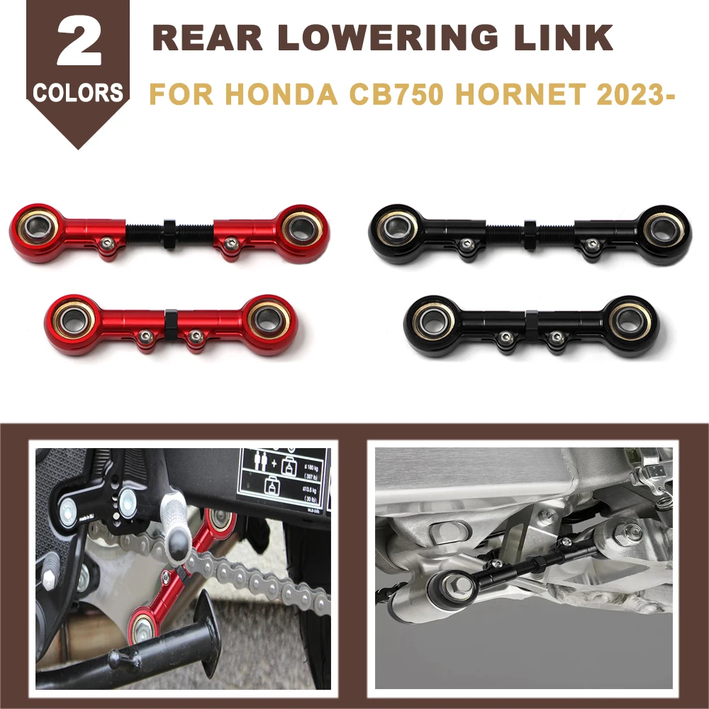 For Honda CB750 CB 750 Hornet 750 2023- Motorcycle Rear Lowering Links Adjustable Suspension Lower Drop Lever Kit Accessories