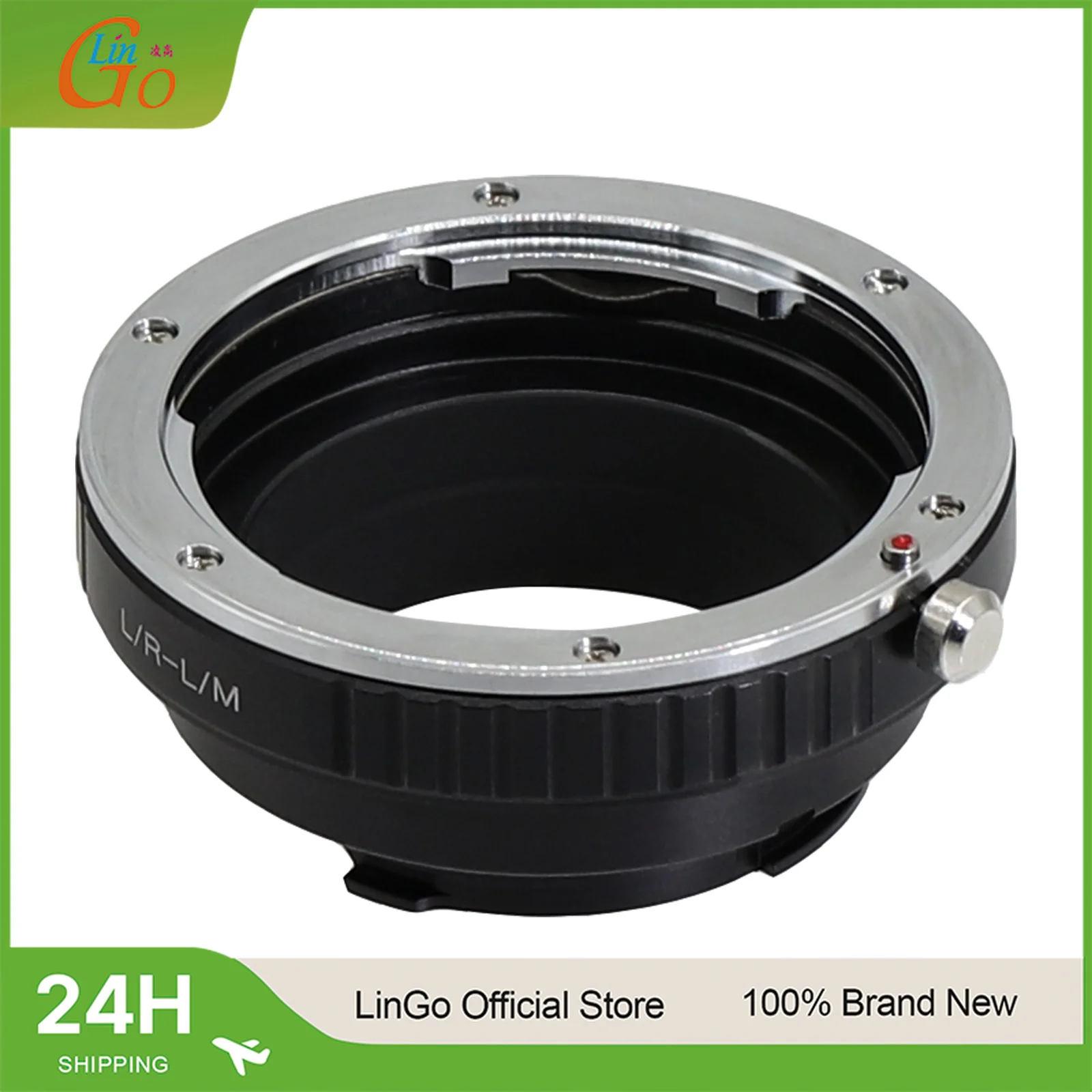 LinGo L/R-L/M Lens Mount Adapter Ring For Leica R Lens To For Leica M Mount Camera