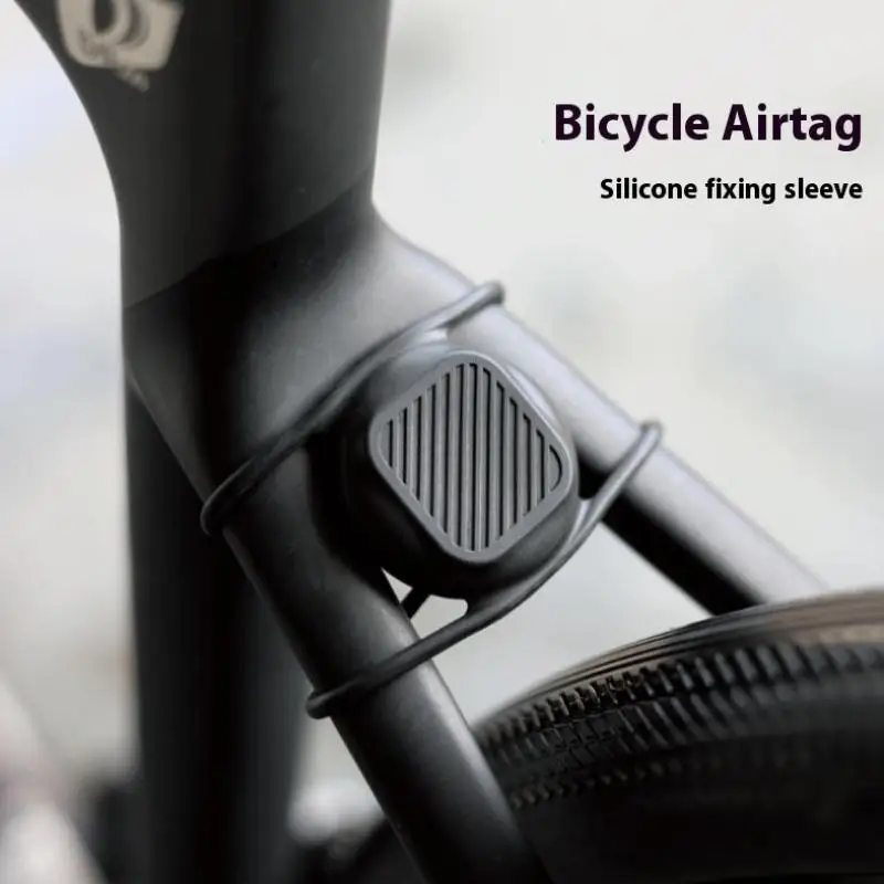 

Ultralight Airtag Silicone Cover - Waterproof Bike Mount&Multi-Use Protector,Portable GPS Tracker Sleeve for iOS/Android Devices