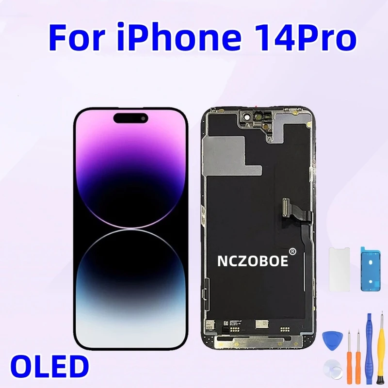 NCZOBOE High Quality OLED Display True Tone With 3D Touch Screen For iPhone 11ProMax 12 13 14 15 Screen iPhone Replacement