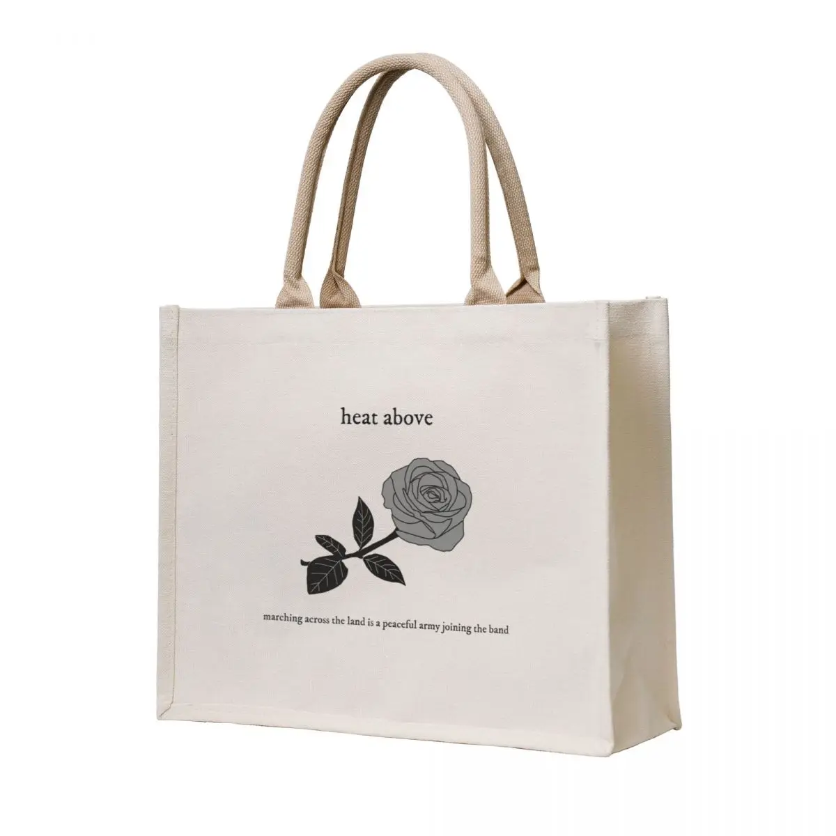 

heat above Tote Bag bag for beach Shopping bags tote bag custom