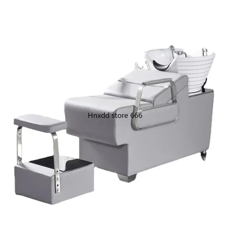 Porcelain Hairdressing Salon Washbasin Shampoo Chair For Living Room Professional Hair Spa Styling Basin Seats Makeup Beauty Bed