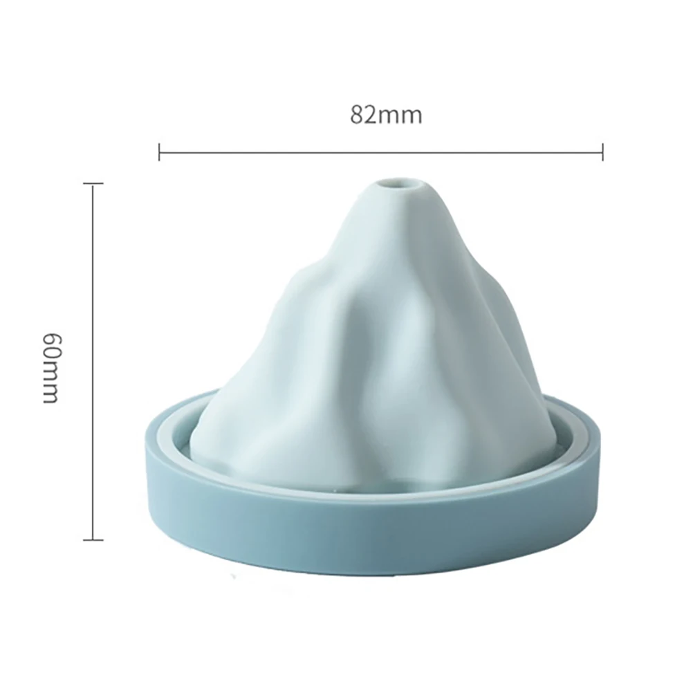 

3pcs Snow Mountain Silicone Molds Ice Cube Trays Assorted Color Food Grade High Temp Resistant Boil Disinfectable