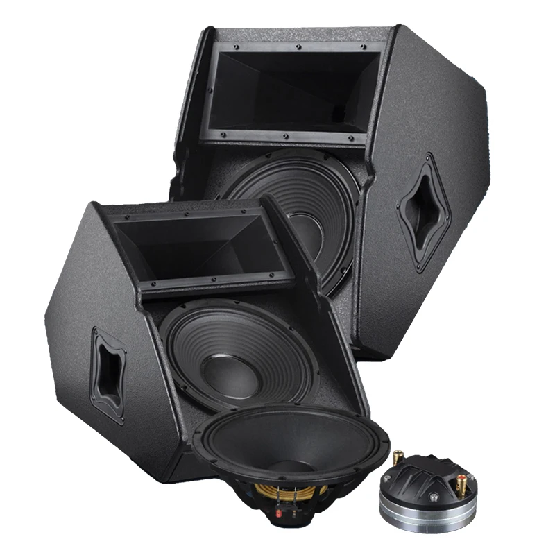 

TX1122FM Hot Sell Professional Passive Wedge Speakers Monitor Sound System Audio Show Wedding Stage Monitor Speaker