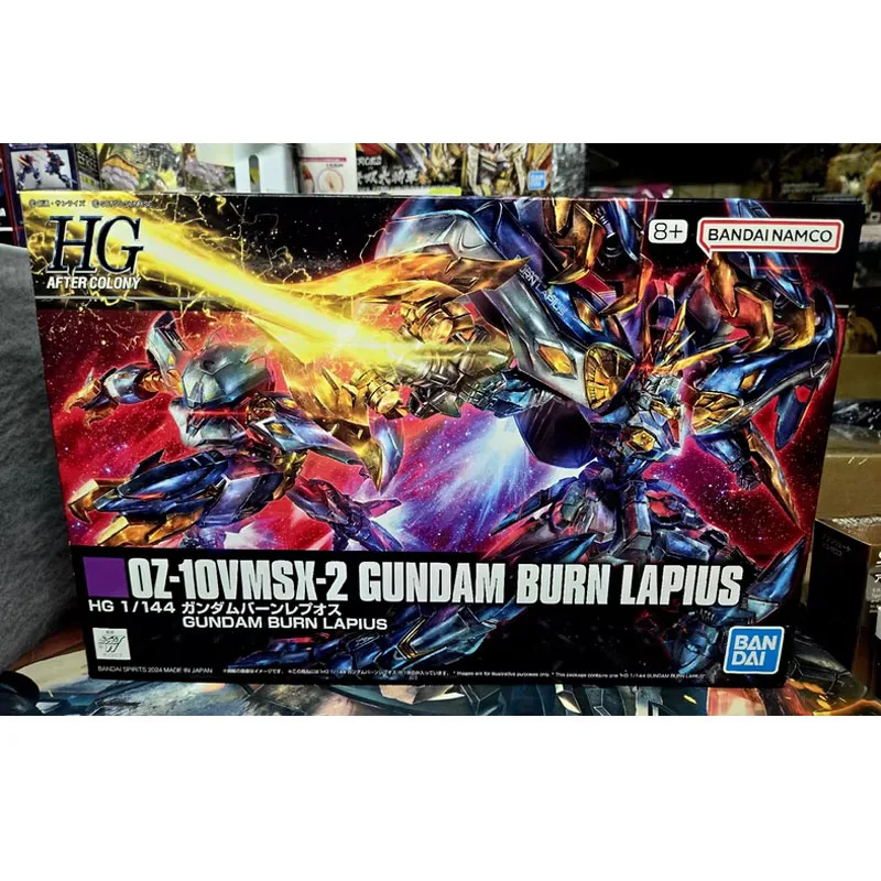 

Fast Shipping Bandai Anime HG OZ-10VMSX-2 Gundam BURN LAPIUS Original Model Toys Action Figure Collectible Ornaments Children