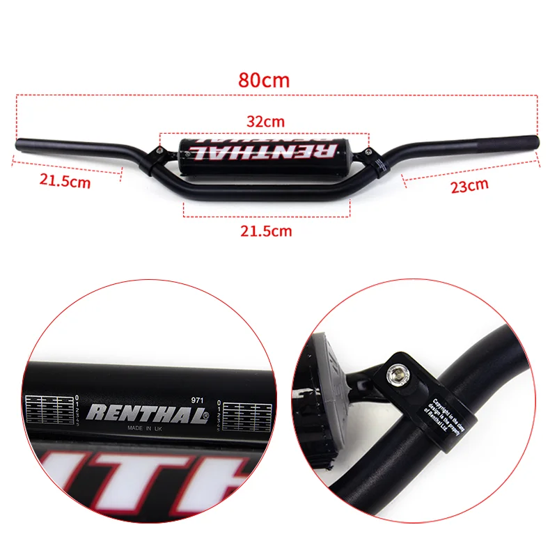 22 مللي متر Pitbike دراجة نارية المقود ل رينثال Twinwall 971 دراجة الطرق غير الممهدة العالمي Grіpsi معظم الدراجات الكلاسيكية CNC إندورو مقود