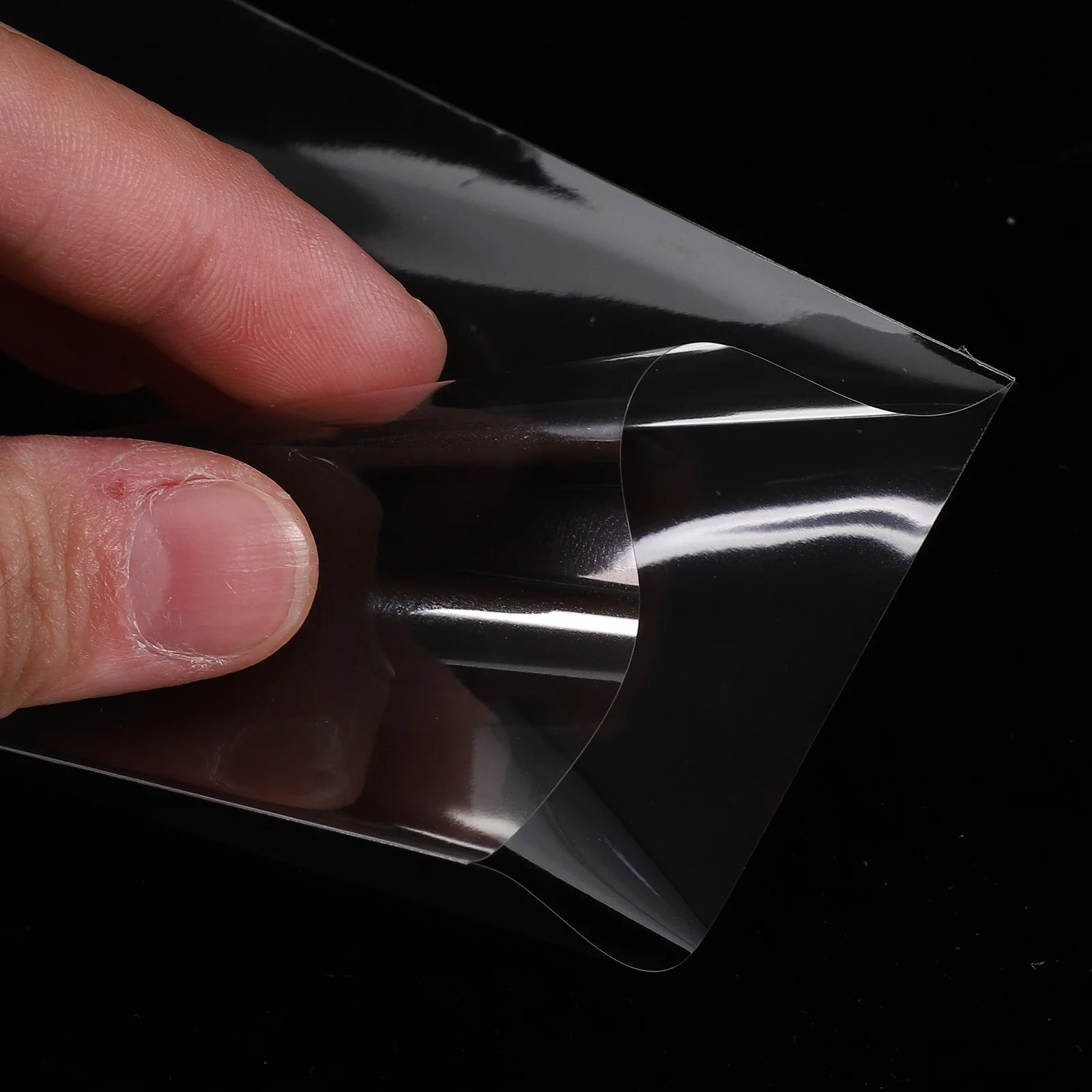 100 قطعة من حامل الأموال الورقية، حافظة حماية شفافة لجمع العملات، حقيبة تنظيم النقود الشفافة لتذاكر الطوابع #2