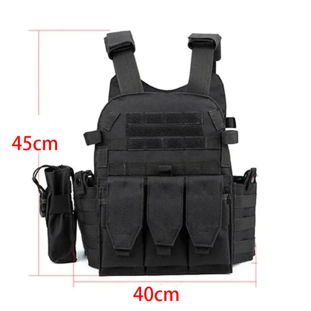 Child Bulletproof Vest Camouflage Tactical Body Armor Level III Breathable Multi Functional 6094 Vest Stab Proof view 6