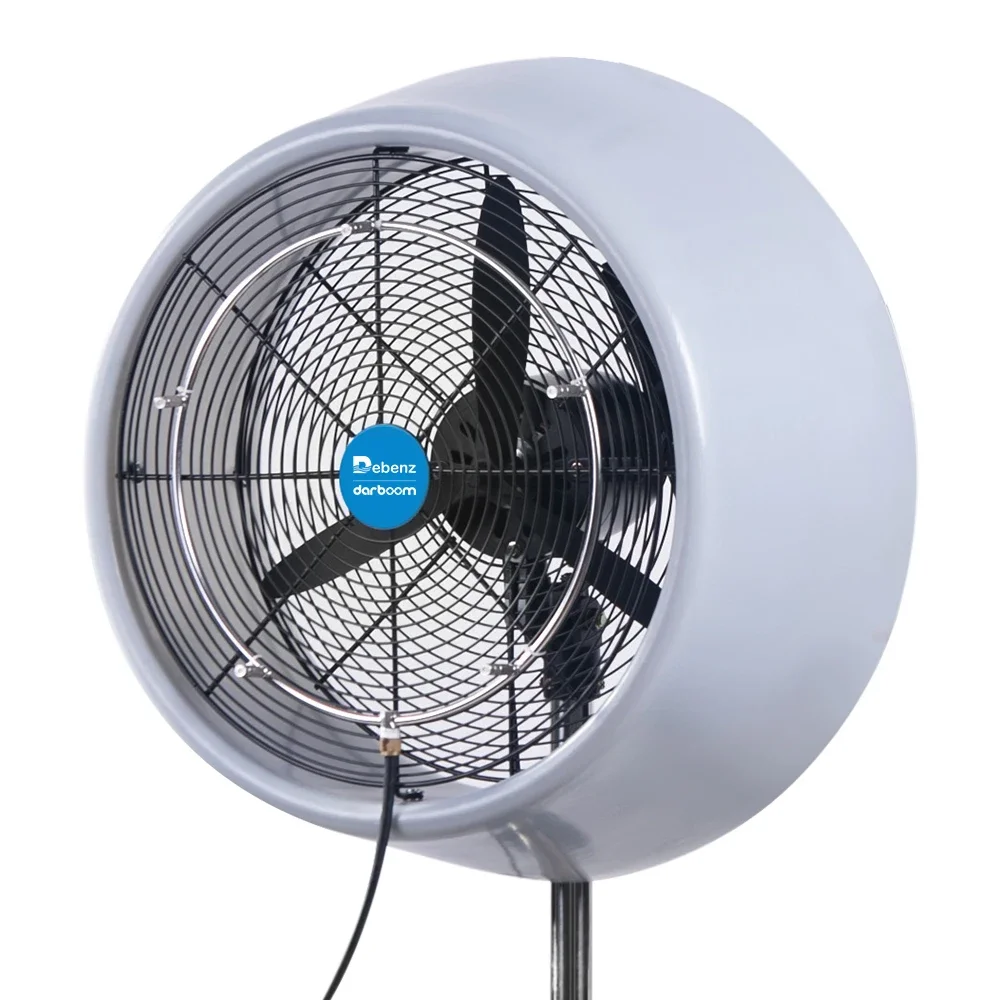 CB CE SAA ERP SASO RoHS ISO 26 Industrial Air Cooling Stand High Pressure Mist Fan With Water Spray For Outdoor Use Summer Cool