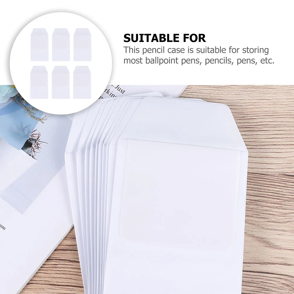 10pcs Pencil Case Small Size PVC Storage Box Nurse Pen Bags Doctor Pencil Cases Bulk Bag Pouch Hospital Pen Storage