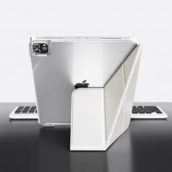 For iPad 2024 Pro 11 M4 Case multi-fold Bracket Cover Air 6 11 M2 Air 5 2022 Pro 11 12.9 13 inch Separable Funda Mini 6 Case