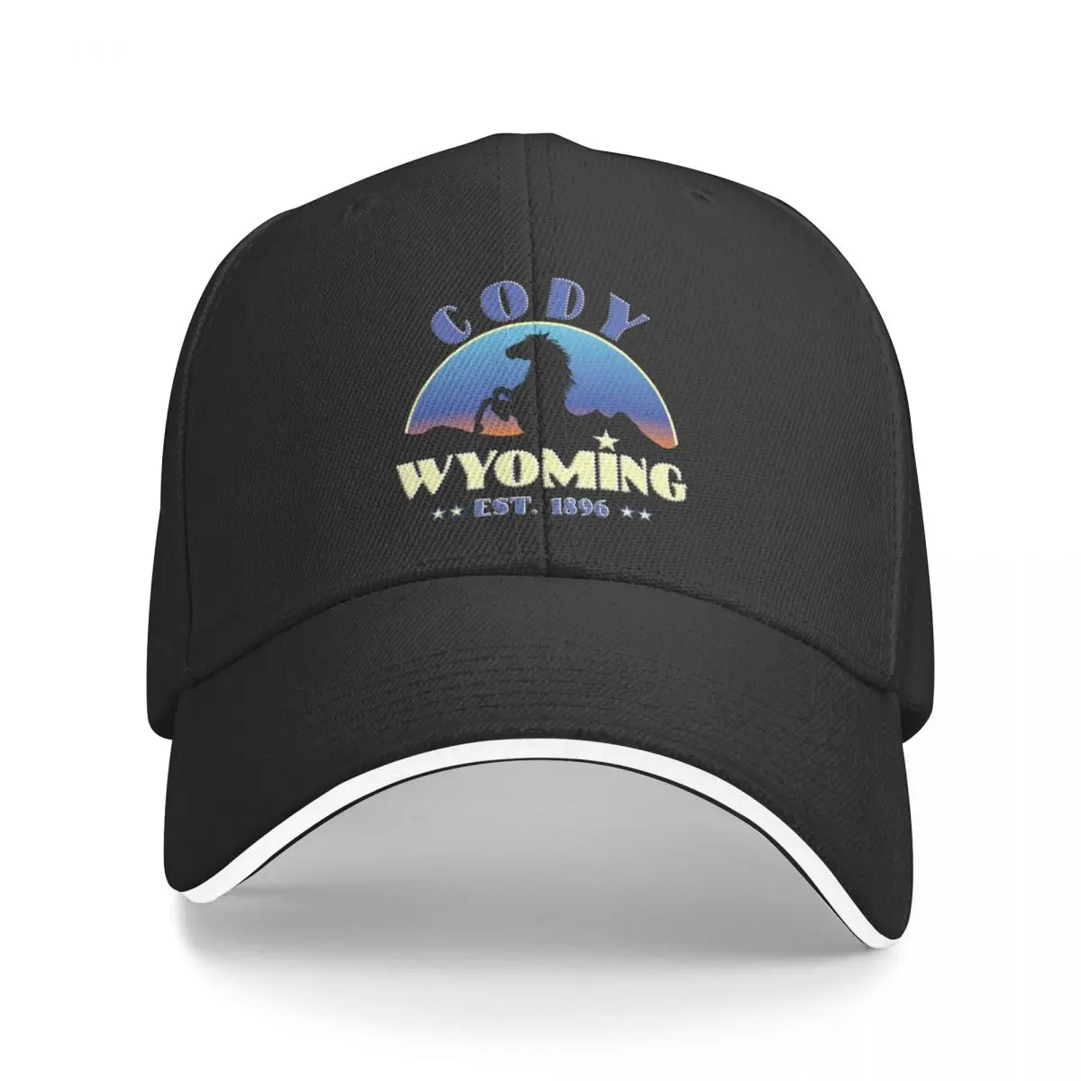 Cody Wyoming 1896 Baseball Cap hard hat Luxury Cap derby hat Men's Luxury Women's