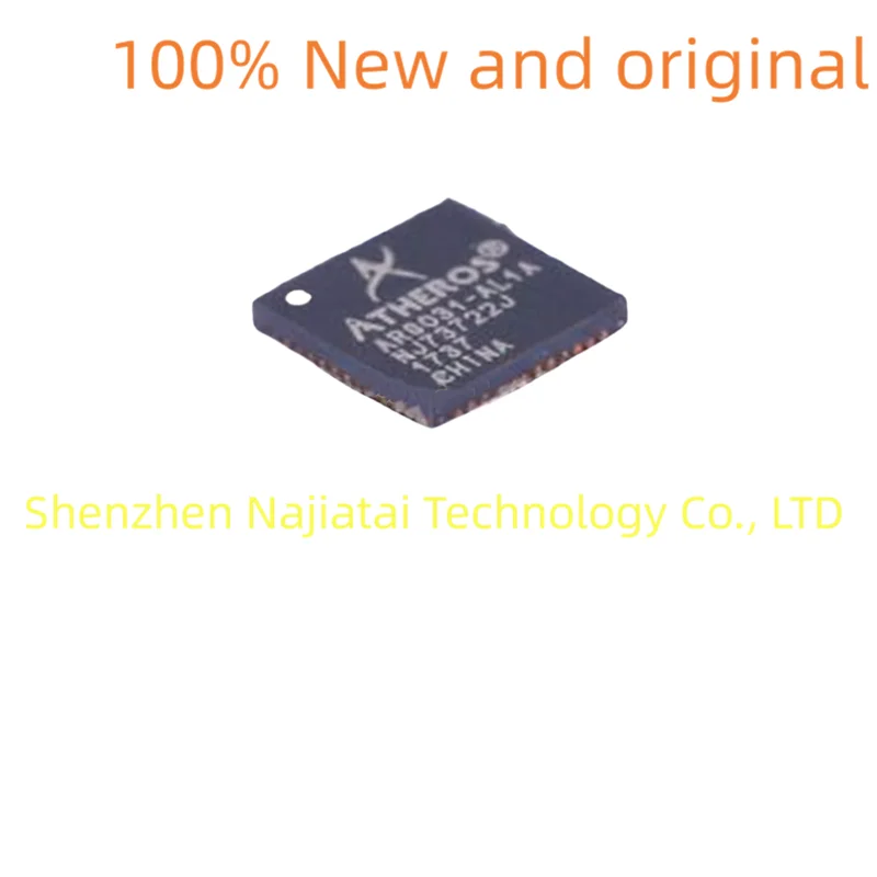 

5PCS/LOT 100% New Original AR8031-AL1A-R AR8031 8031 QFN48 IC Chip