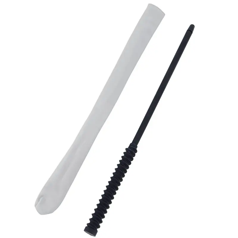 Flute Cleaning Kit Silicone Cleaning Rod With Microfiber Cloth Reusable Bore Cleaner Tool For Flute-AT20