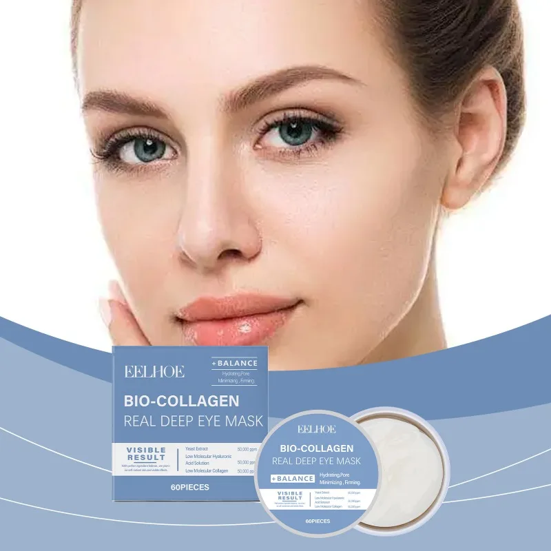 Mascarilla de colágeno profunda para ojos, hidratante, antiarrugas, efecto de líneas finas que aparece rápidamente el cuidado de los ojos, mascarilla de belleza, productos para el cuidado de la piel