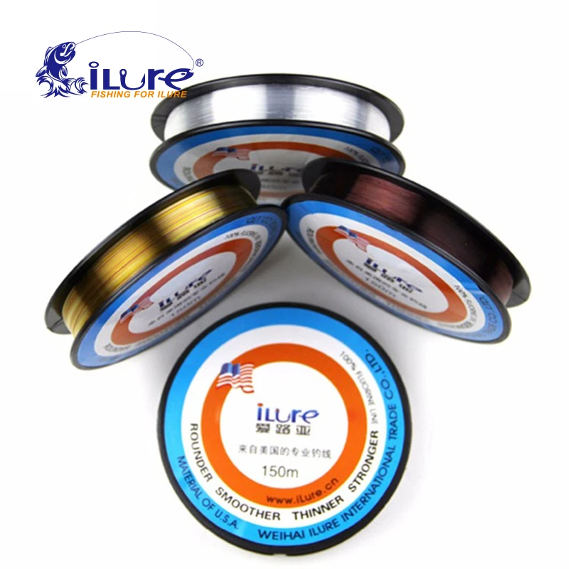 iLure 150m Fluorocarbon Fishing Line Monofilament Linha De Pesca Carp Wire Tresse Peche Nylon Fishing Tackle