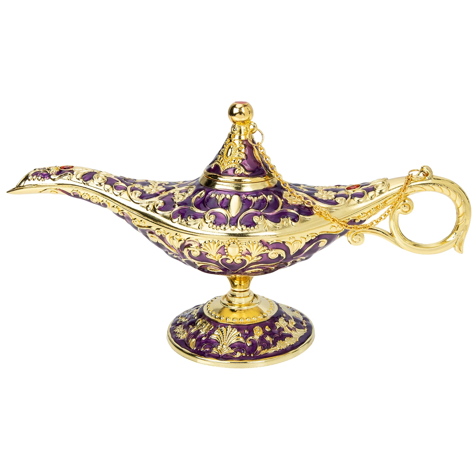 

Zinc Alloy Censer Decoration Home Desk Accessory Indian Style Carved Desktop nament Design