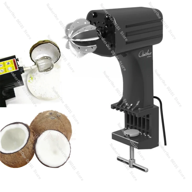 220V/110V stainless steel coconut planer dug coconut meat planer tool fruit planer coconut shredder