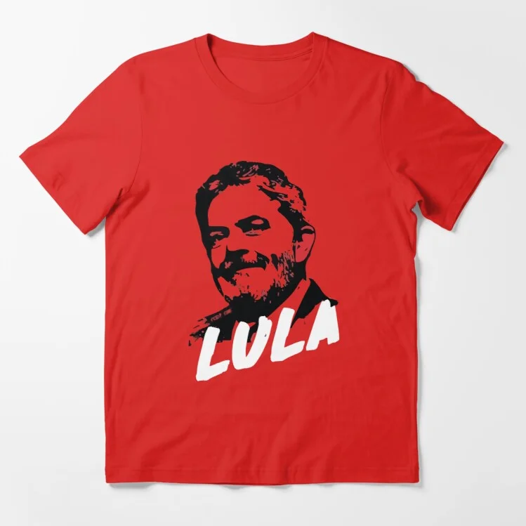 Lula Livre, Lula 2022 Brazilian Presiden Mens T-Shirt Short Sleeve Casual 100% Cotton O-Neck Summer Unisex T-shirt Size S-3XL