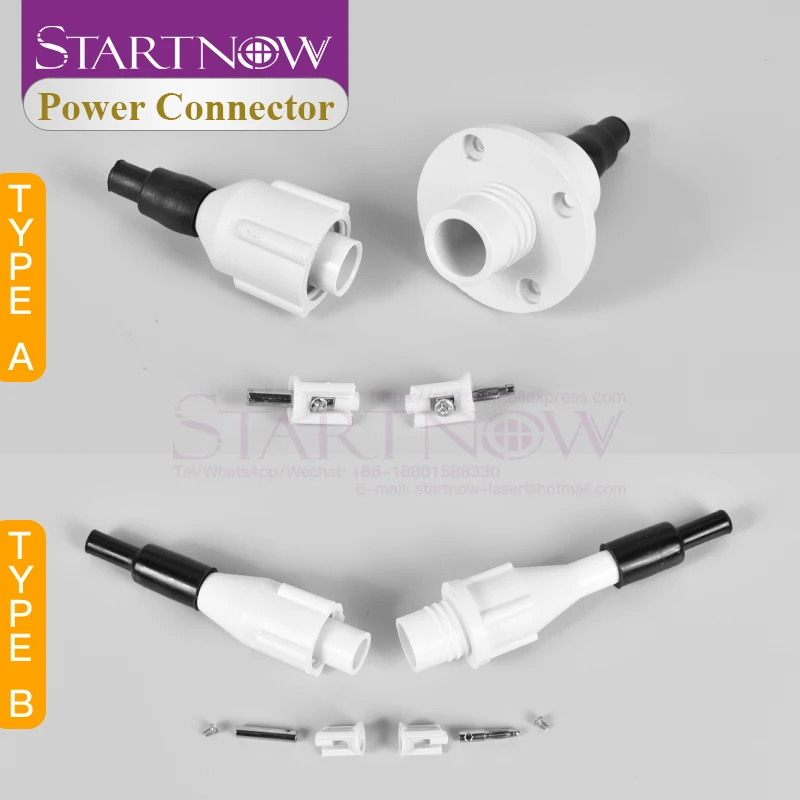 Startnow High Voltage Plug Socket Electricity Wire PSU Cable Connector Power Supply Adapter CO2 Laser Tube Cutting Engraving