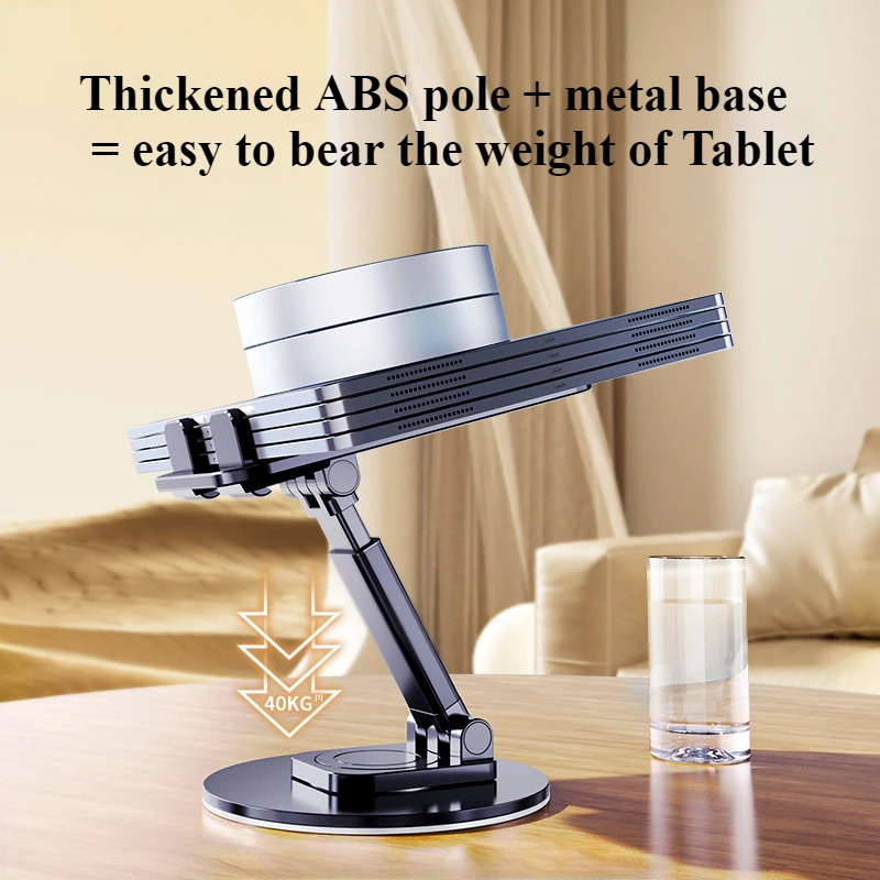

Universal Folding Metal Desktop Holder Mobile Phone Stand Desk Lazy Stand Support Stand for Mobile Phones and Tablets Portable