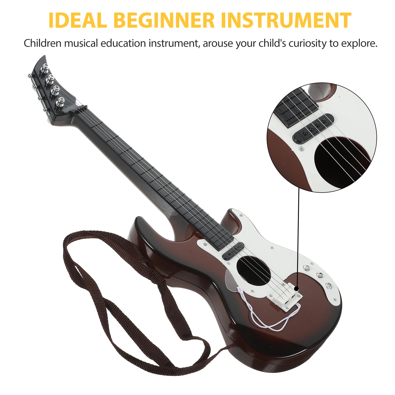 Children Guitar Musical Instrument Toys Childrens Children’s Educational 4 Stringed