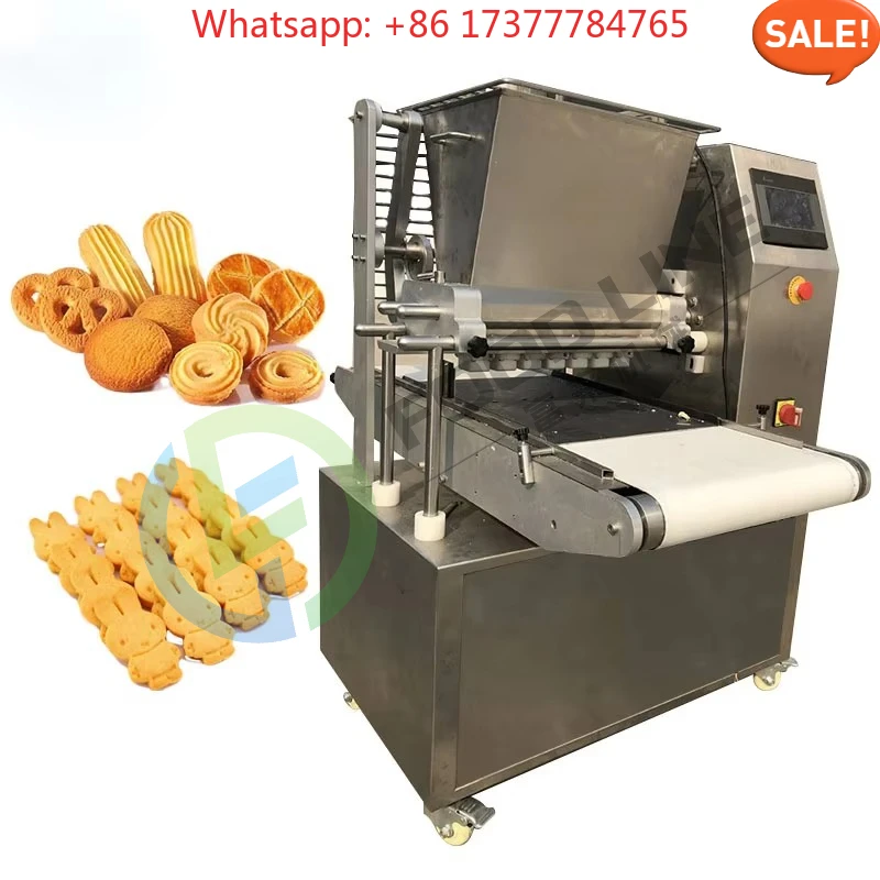 Customized Tabletop Biscuit Make Machine Mini Cookie Wire Cut Machine Butter Cookie Extruder Maker Machine