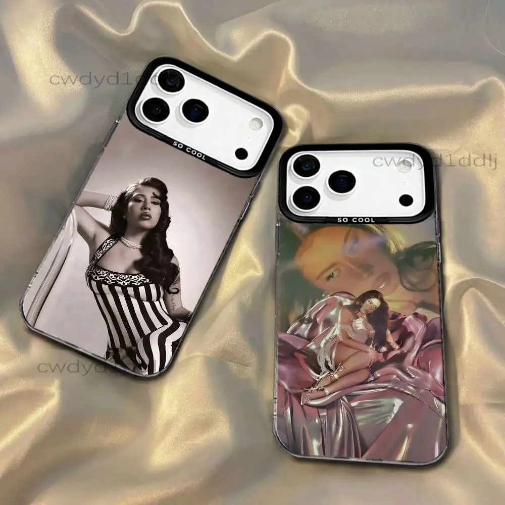 

K-Kali Uchis Sincerely Phone Case For iPhone 17,16,15,14,13,12,11,X,8,7,Pro,Max,Plus,SE4,Air,Mini IMD Gray Hard Matte