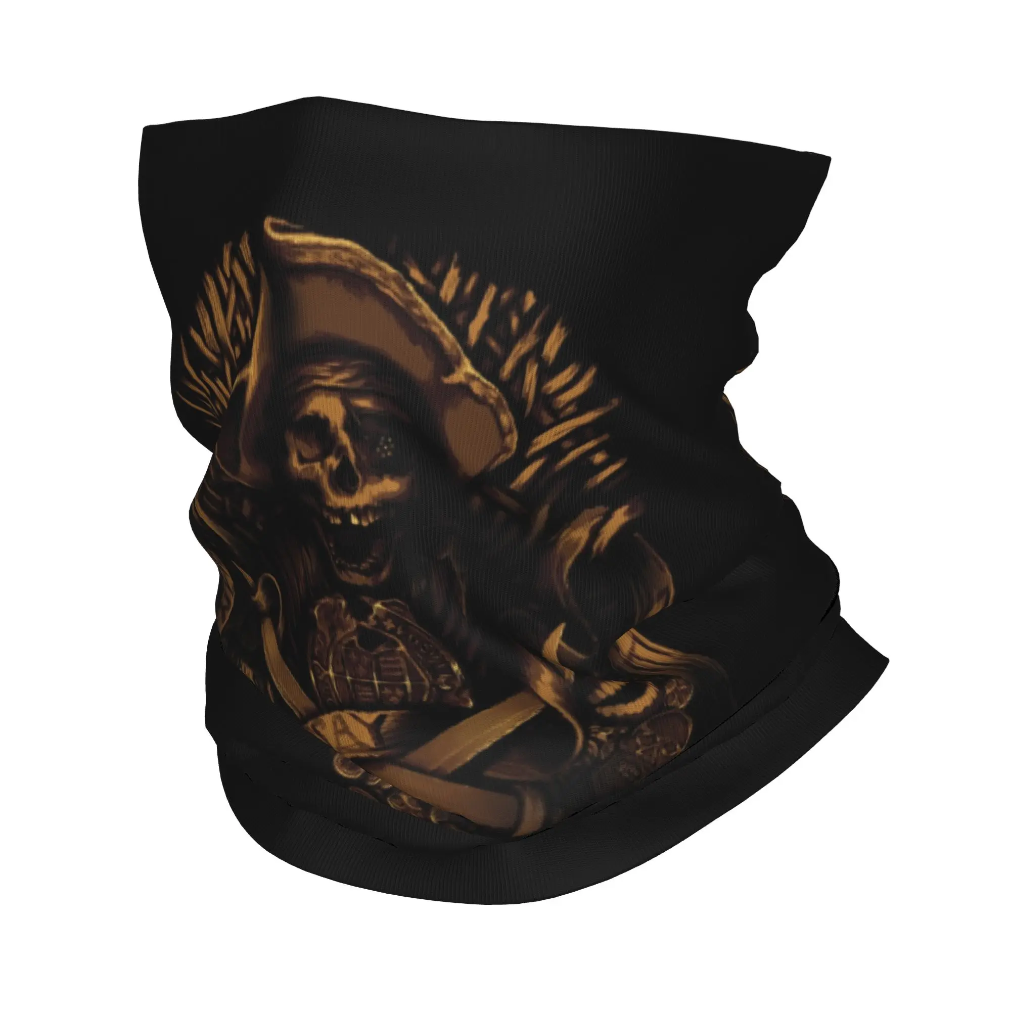 Pañuelo Multifuncional Personalizado con Diseño de Calavera Pirata 'Never Say Die', para Hombre y Mujer, Bufanda de Tubo para Invierno y Esquí, Cubre Rostro 'The Goonies Never Say Die'