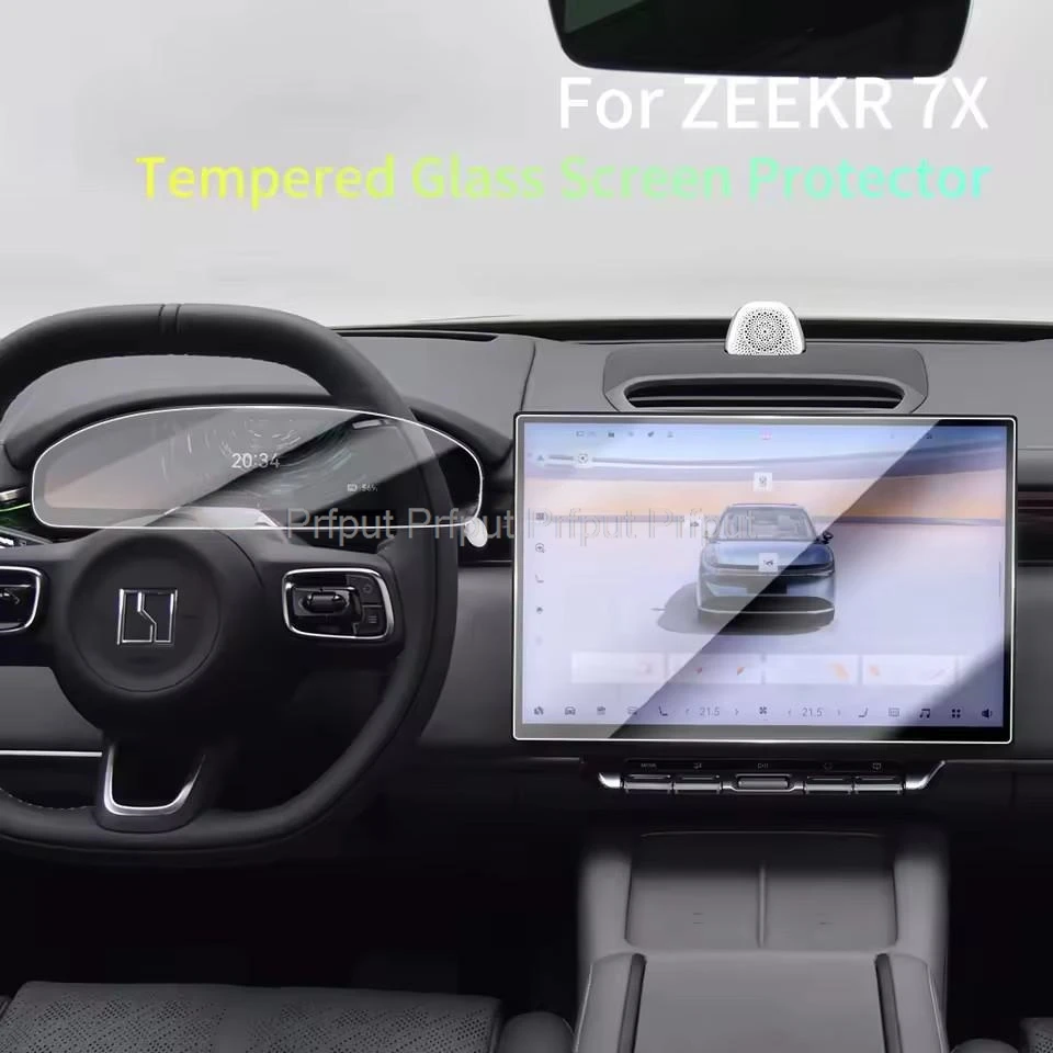 

Tempered Glass screen protector Film For ZEEKR 7X 2025 Car infotainment radio GPS Navigation instrument 7x accessories