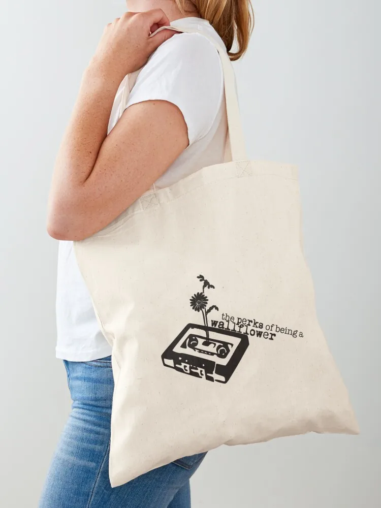 

The Perks of Being a Minimal Wallflower Tote Bag sac pour femme Women bags tote bags cloth bags cute tote bag