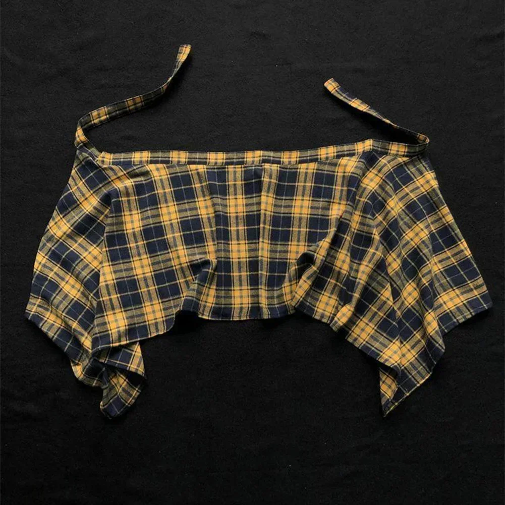 

Summer Casual Retro Irregular Women's Mini Aline Skirt with Bow and Lattice Design for Vacation and Daily Wear