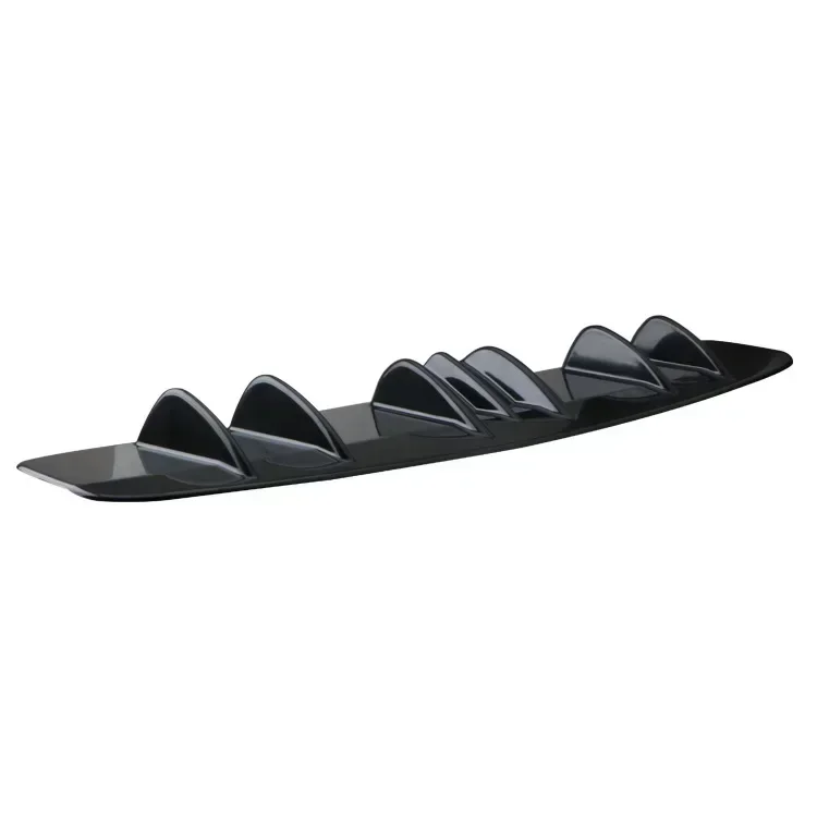LAICY 84CM For Ford Fusion SE Car Rear Diffuser Fin Bumper Lip Splitter Spoiler Chassis Deflector Lip Kit Carbon